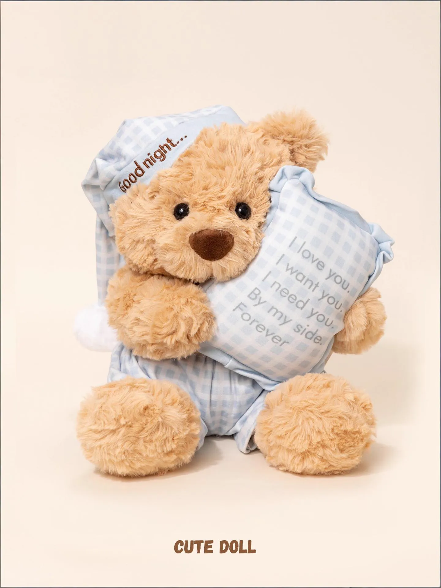 Pajama Bear Plush Toy
