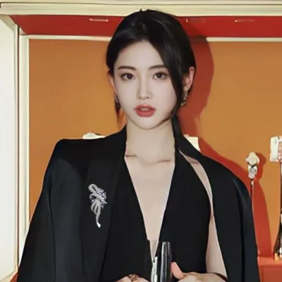 Luxury suit brooch